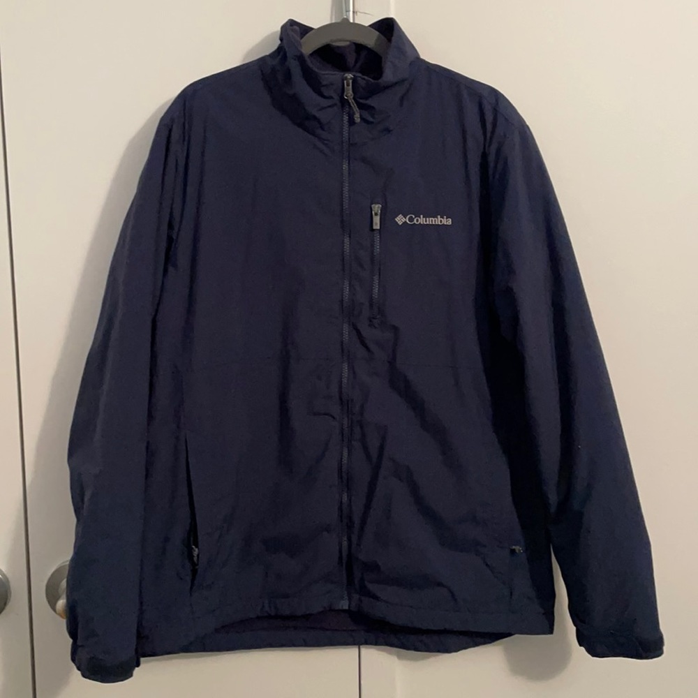 Columbia Navy Blue Windbreaker